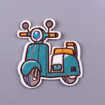 Cute 'Vintage | Motorcycle' Embroidered Patch