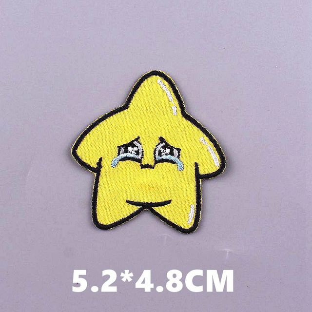 Cute 'Star | Teary Eyed' Embroidered Patch