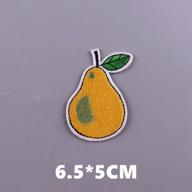 Cute 'Pear' Embroidered Patch