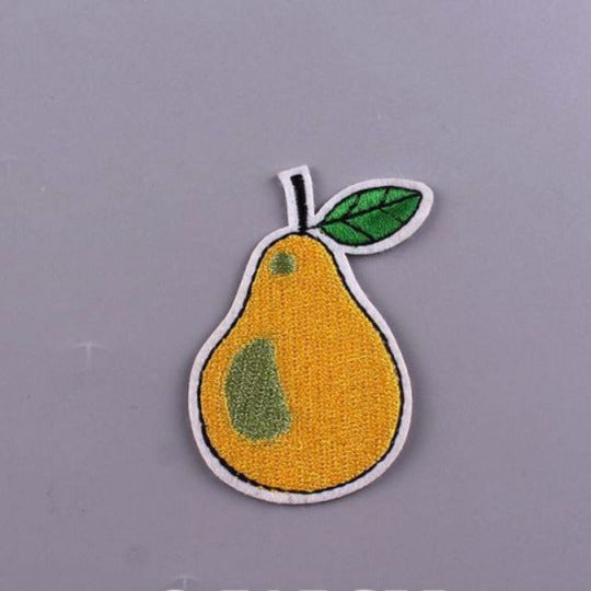 Cute 'Pear' Embroidered Patch