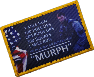 Murph Hero Wod Embroidered Patch