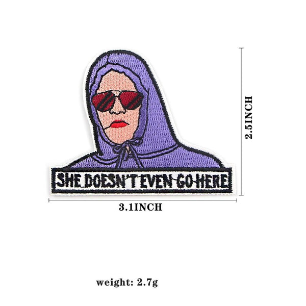 Mean Girls 'Damian | She Doesn't Even Go Here' Embroidered Patch