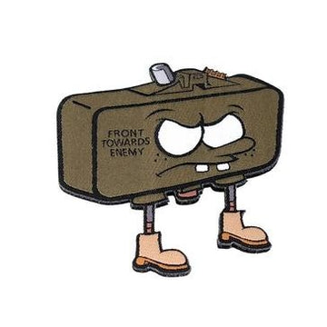 Tactical Box 'Front Towards Enemy' Embroidered Velcro Patch
