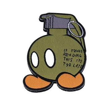 Comic Grenade Embroidered Velcro Patch