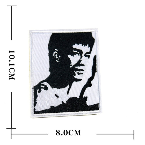 Bruce Lee 'Portrait' Embroidered Patch