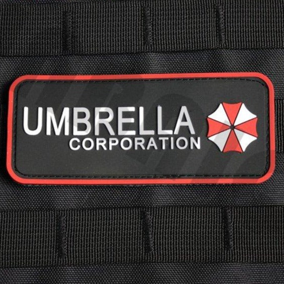 Resident Evil 'Umbrella Corp' PVC Rubber Velcro Patch