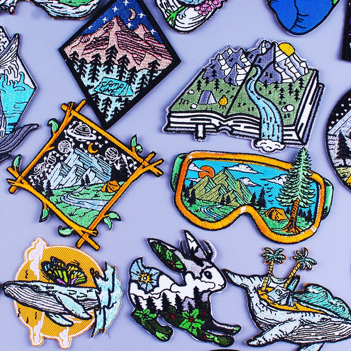Travel 'Waves' Embroidered Patch