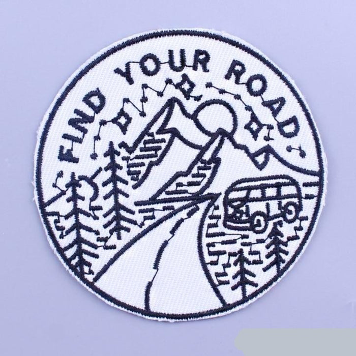 Find Your Road Embroidered Patch