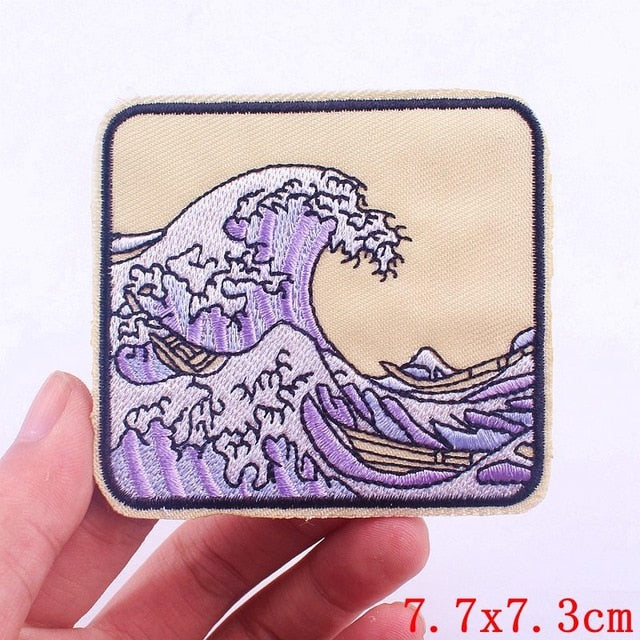 The Great Wave 'Mount Fuji' Embroidered Patch