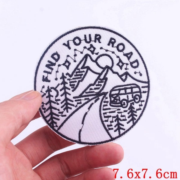 Find Your Road Embroidered Patch