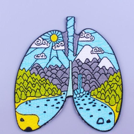 Travel 'Forest Lungs' Embroidered Patch