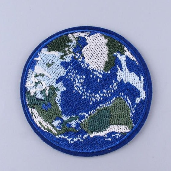 Planet Earth Embroidered Patch