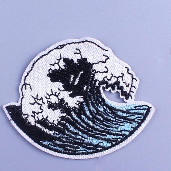 Travel 'Waves' Embroidered Patch