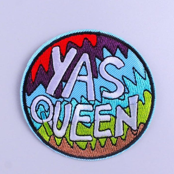 Cute Yas Queen Embroidered Patch