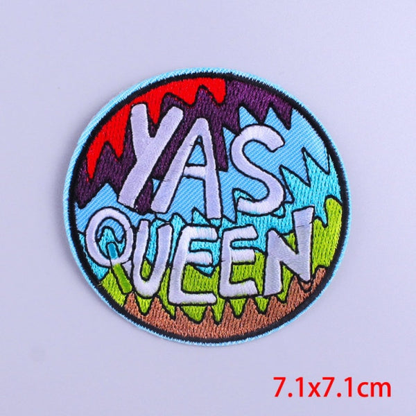 Cute Yas Queen Embroidered Patch