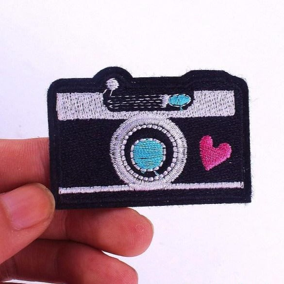 Cute Classic Camera Embroidered Patch