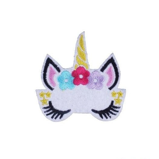 Cute Unicorn Forehead Embroidered Patch
