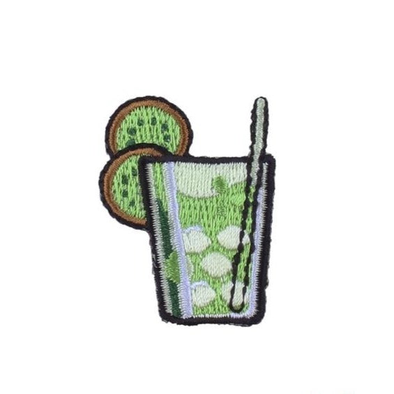 Fresh Kiwi Lemonade Embroidered Patch