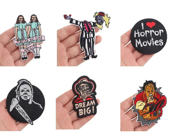 Horror 'I Love Horror Movies' Embroidered Patch