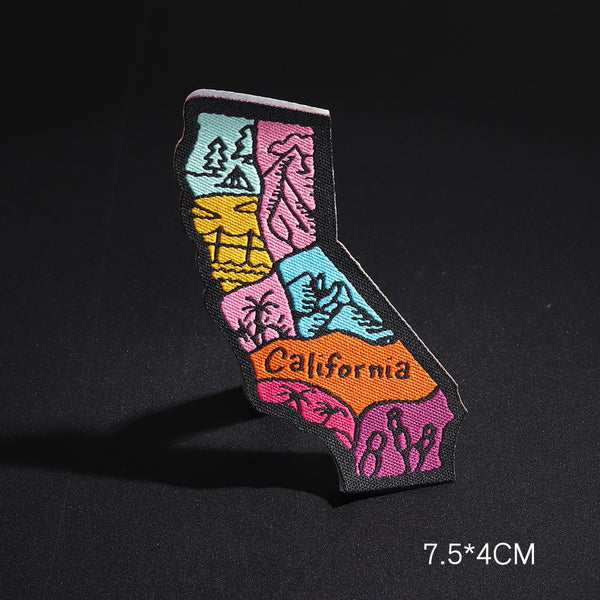 Cute 'California' Embroidered Patch