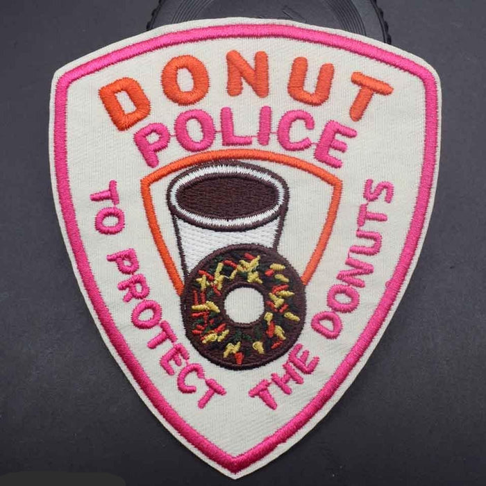 Food 'Donut Police, To Protect The Donuts' Embroidered Patch