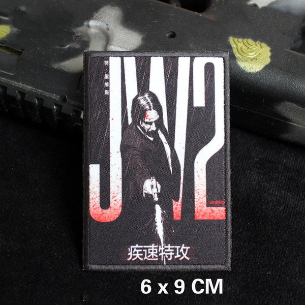 John Wick 'JW2' Embroidered Velcro Patch