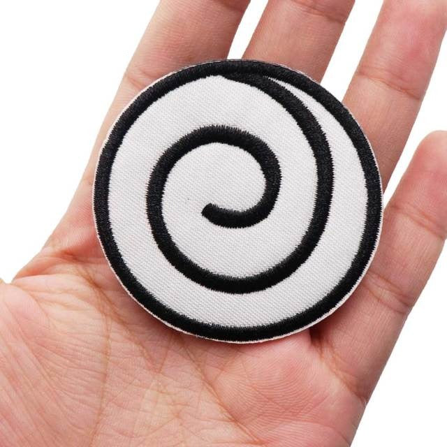 Naruto Uzumaki patch Embroidered Anime iron on patch Hokage velcro patch  Sew-on Naruto embroidery