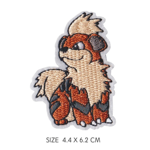 Pokemon 'Growlithe 1.0' Embroidered Patch