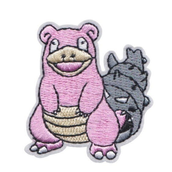 Pokemon 'Slowbro | Shellder 1.0' Embroidered Patch