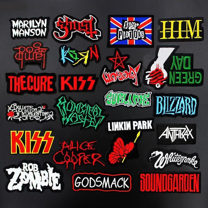 Music 'Rock Band 2.0' Embroidered Patch