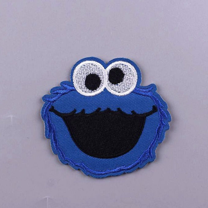 Sesame Street 'Cookie Monster | Head' Embroidered Patch