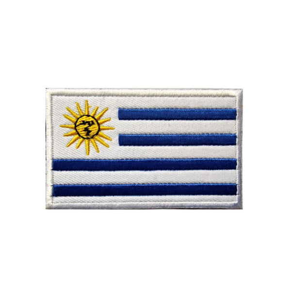 Uruguay Flag Embroidered Velcro Patch