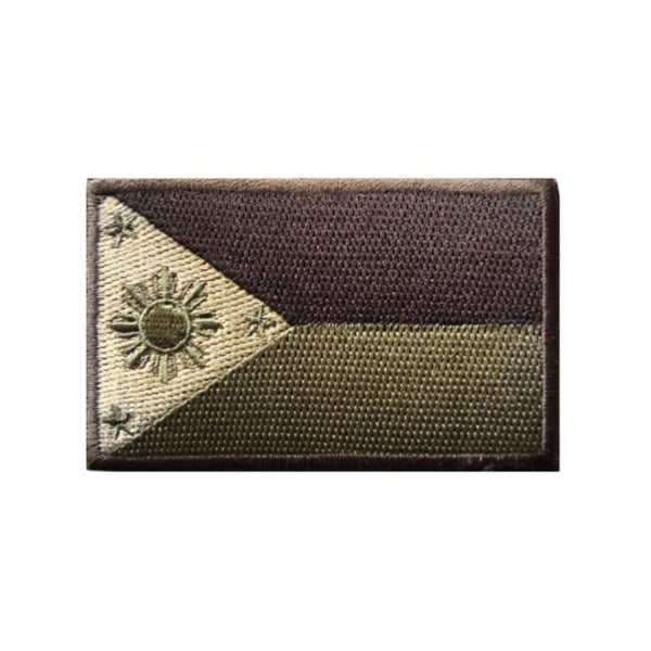 Philippines 'Camouflage' Flag Embroidered Velcro Patch