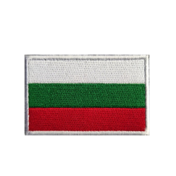 Bulgaria Flag Embroidered Velcro Patch