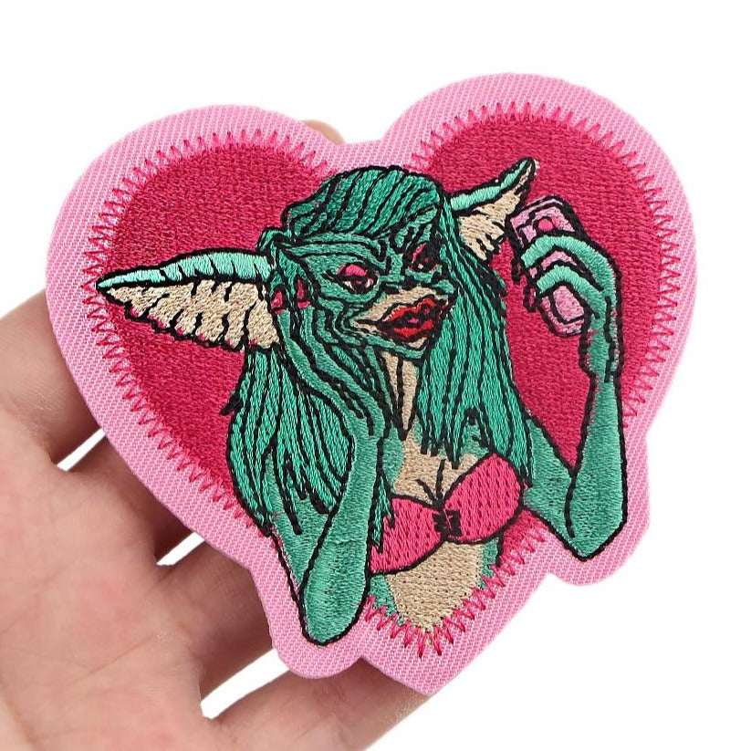 Gremlins 'She Gremlin | Heart' Embroidered Patch