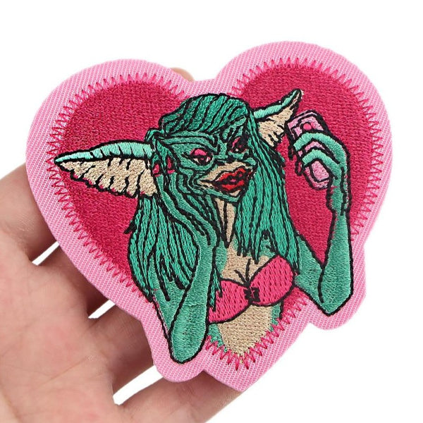 Gremlins 'She Gremlin | Heart' Embroidered Patch