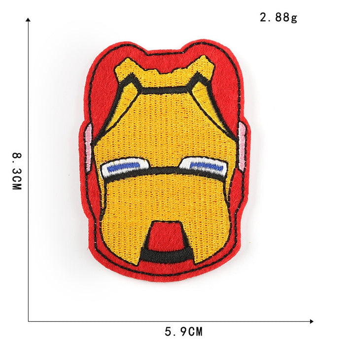 Iron Man 'Face' Embroidered Patch