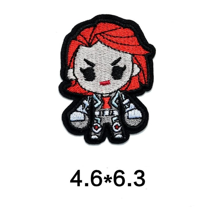 Black Widow 'Angry' Embroidered Patch