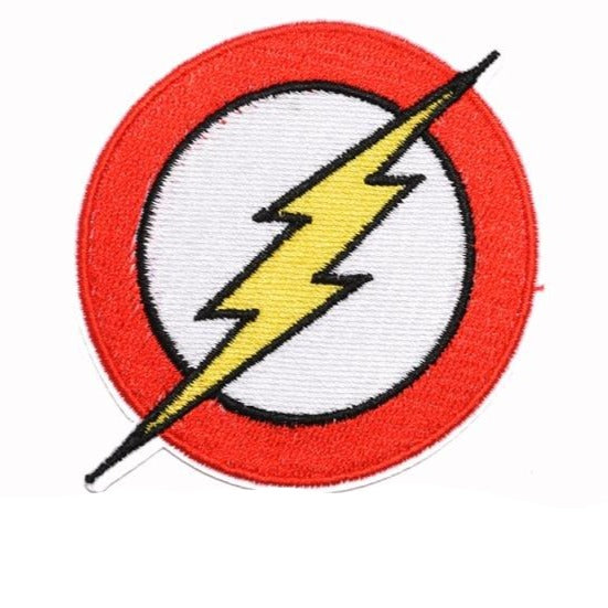 The Flash 'Comic Logo' Embroidered Patch