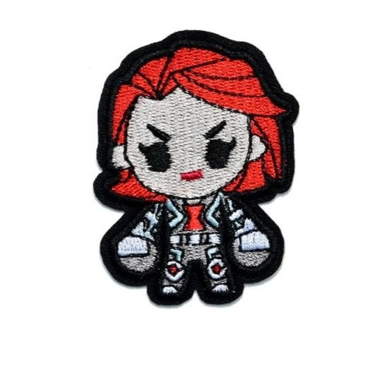 Black Widow 'Angry' Embroidered Patch