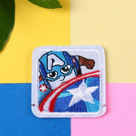 Captain America 'Staring' Embroidered Patch