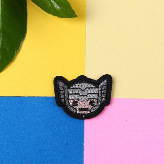 Thor 'Cute | Head' Embroidered Patch