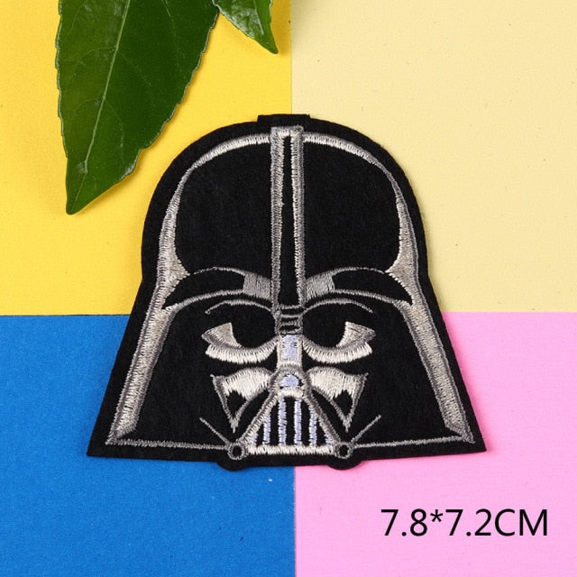 Star Wars 'Darth | Head' Embroidered Patch