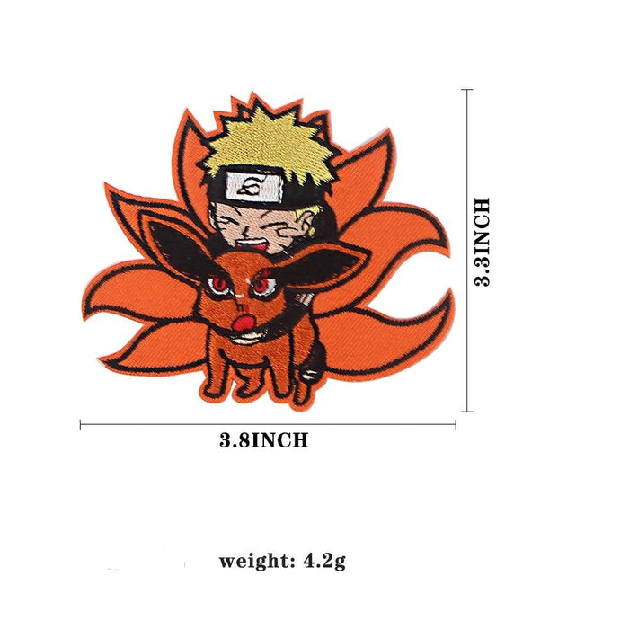 Naruto and Kurama 'Standing' Embroidered Patch