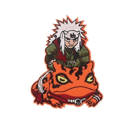 Naruto 'Jiraiya and Gama' Embroidered Patch
