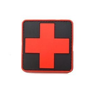 Medical 'First Aid Logo | 5.0' PVC Rubber Velcro Patch