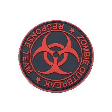 'Zombie Outbreak | Response Team' PVC Rubber Velcro Patch