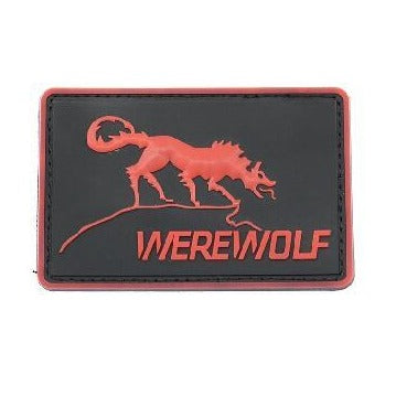 Metal Gear 'Werewolf | Red' PVC Rubber Velcro Patch