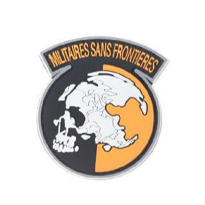 Metal Gear 'Militaires Sans Frontieres' PVC Rubber Velcro Patch