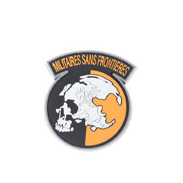 Metal Gear 'Militaires Sans Frontieres' PVC Rubber Velcro Patch